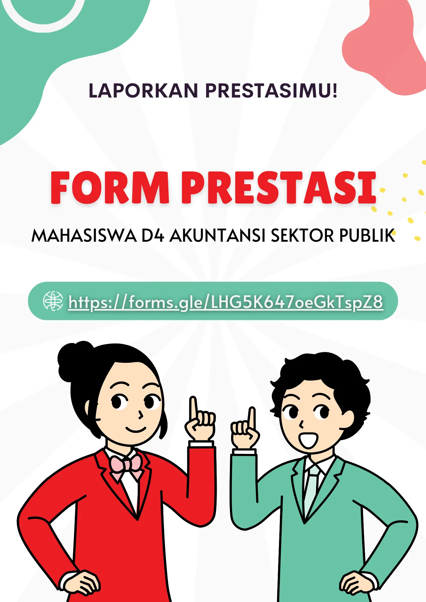 Pengisian Formulir Prestasi Mahasiswa D4 Akuntansi Sektor Publik